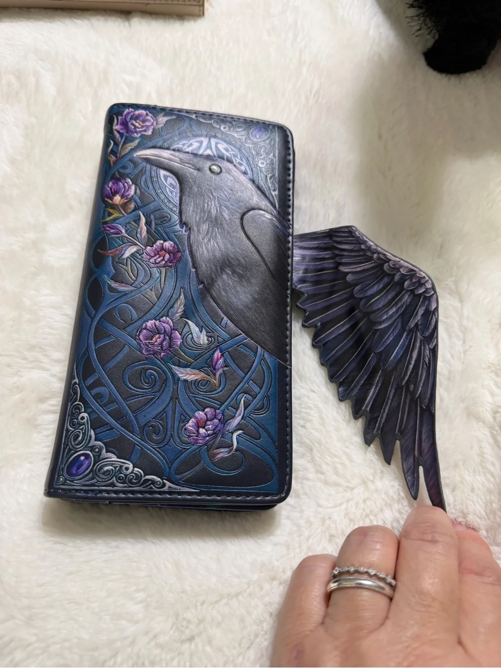 Nemesis Now Gothic Raven Long Wallet